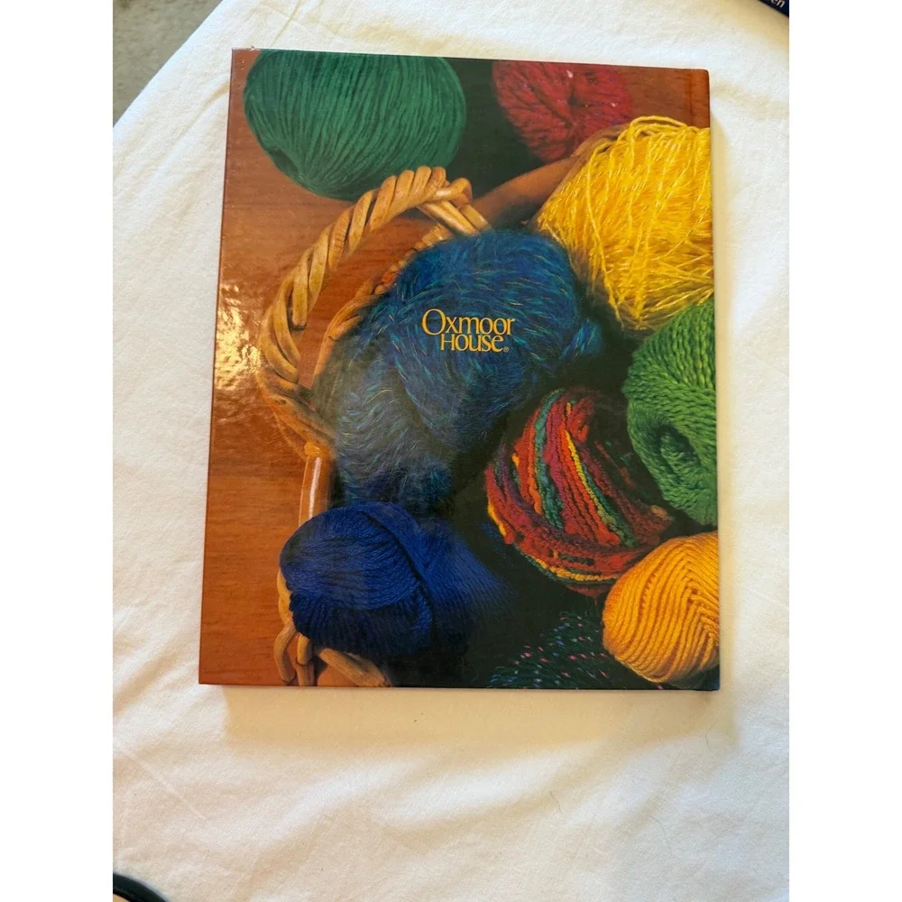Vintage Crocheted Afghans Hardcover Book 1988 Oxmoor House First Printing DIY